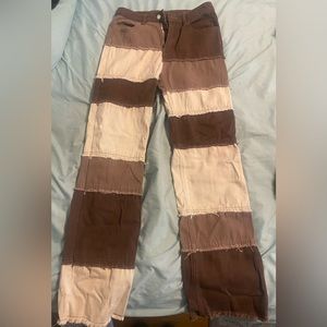 Neutral Patch Jeans
